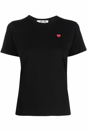 Comme des Garçons Logo-patch cotton T-shirt