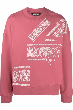 Palm Angels Paisley logo-print relaxed sweatshirt
