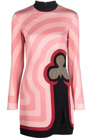 Casablanca Club-print graphic-print mini dress