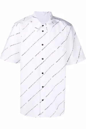 Helmut Lang Logo-print cotton shirt