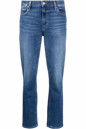 Paige Cropped straight-leg jeans