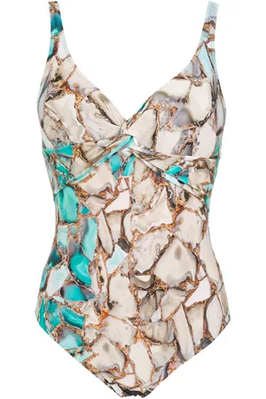 Lygia & Nanny Adriana gemstone-print swimsuit