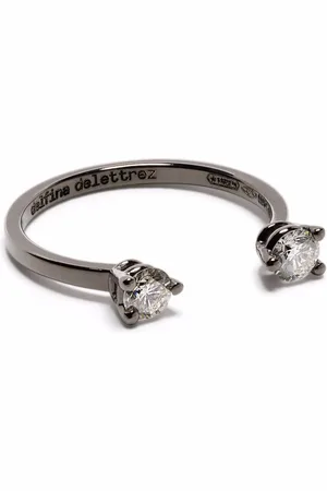 DELFINA DELETTREZ 18kt gold Dots diamond ring