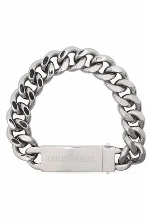 Dsquared2 Logo plaque chain-link bracelet