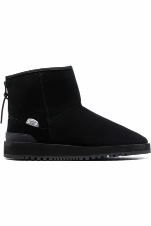 SUICOKE Shearling-trim ankle boots