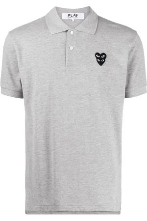 Comme des Garçons Double heart polo shirt