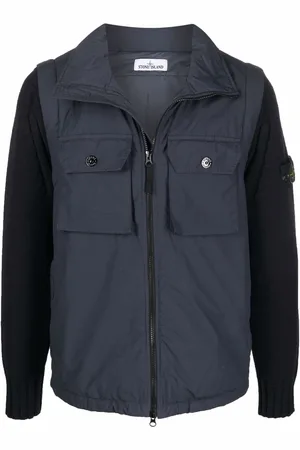 Stone Island Removable sleeves padded jacket