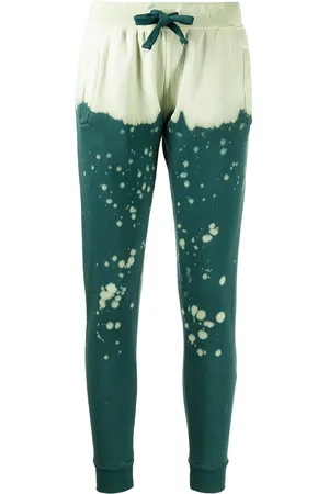 LA DETRESSE The King abstract-print track trousers