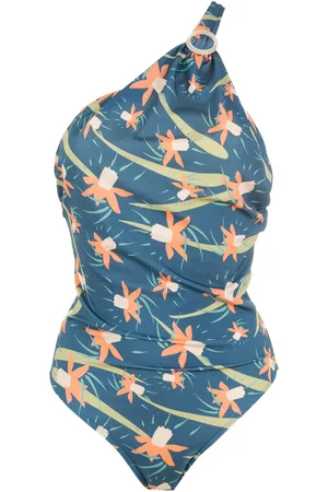 Brigitte Helena one-shoulder swimsuit