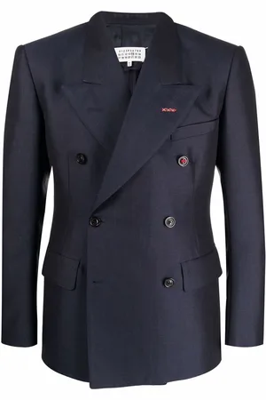 Maison Margiela Double-breasted navy blazer