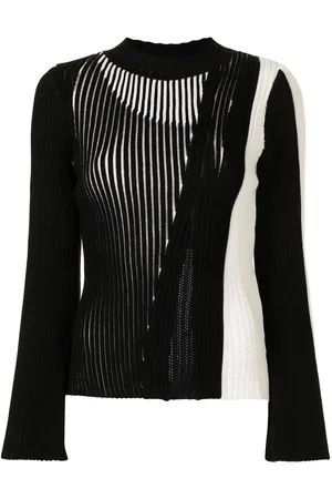 MAME KUROGOUCHI Moon Motif wool ribbed jumper