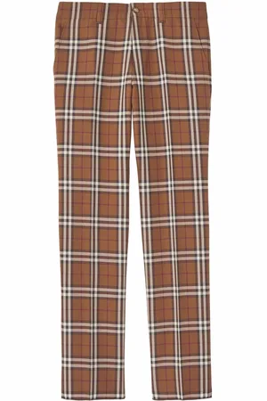 Burberry Check-print tailored trousers