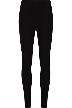 VALENTINO GARAVANI Logo-embroidered high-rise leggings
