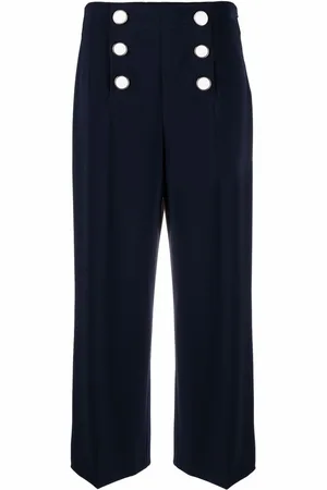 Moschino Double breasted cropped trousers