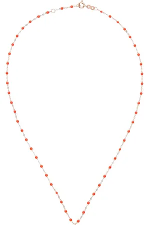 GIGI CLOZEAU 18kt rose gold coral necklace