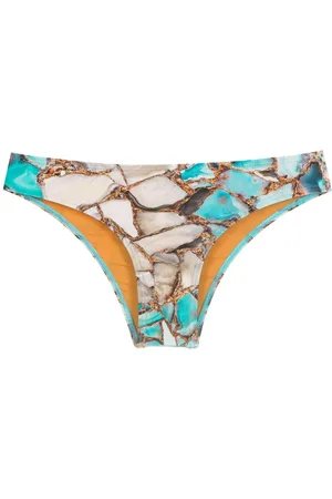 Lygia & Nanny Waikiki marble-print pants