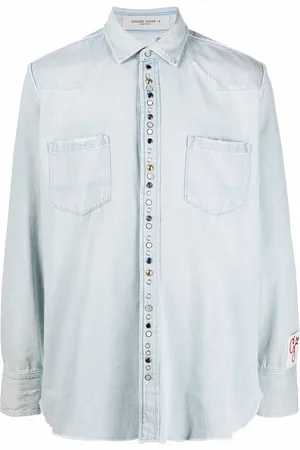 Golden Goose Golden Collection bleached denim shirt