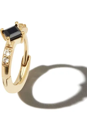 Otiumberg 9kt yellow sapphire huggie hoop