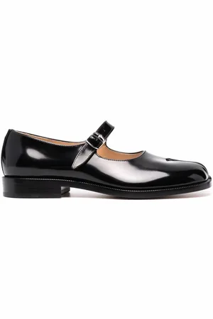 Maison Margiela Tabi leather Mary-Jane shoes