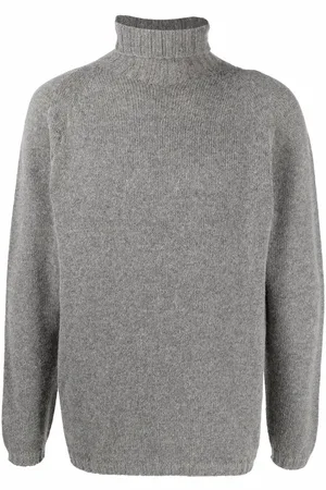 LARDINI Roll-neck wool-blend jumper