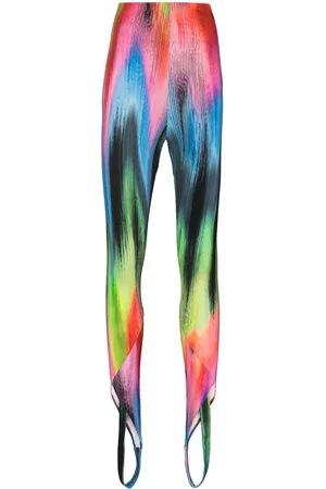 The Attico Jamie abstract-print leggings