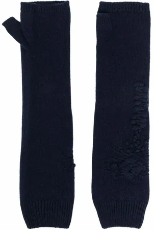 Barrie Fingerless cashmere mittens