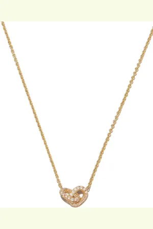 Lizzie Mandler 18kt yellow linked diamond necklace