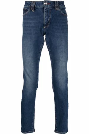 Philipp Plein Mid-rise slim-cut jeans