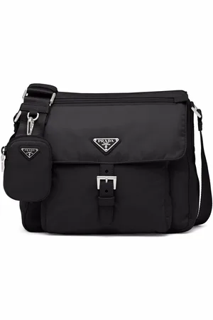 Prada Re-Nylon triangle logo-plaque shoulder bag