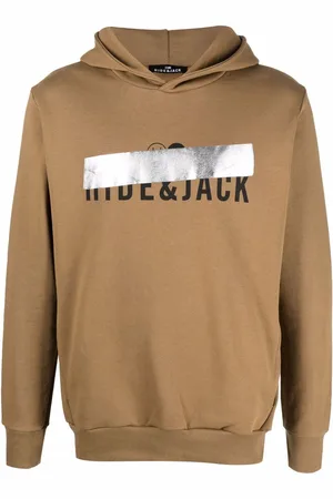 HIDE&JACK Logo-print pullover hoodie