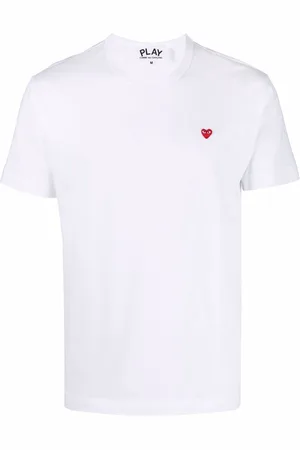 Comme des Garçons Micro heart round-neck T-shirt