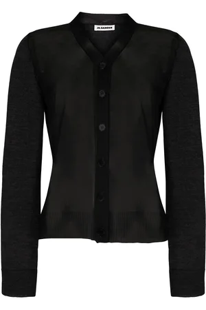 Jil Sander Sheer panel cardigan