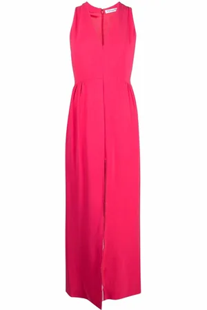 Dior 2000s layered-skirt long dress