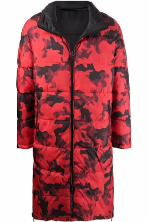 Michael Kors Camouflage-print reversible coat