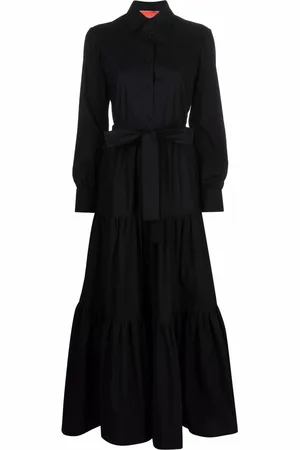 La DoubleJ Long-sleeve tied-waist dress