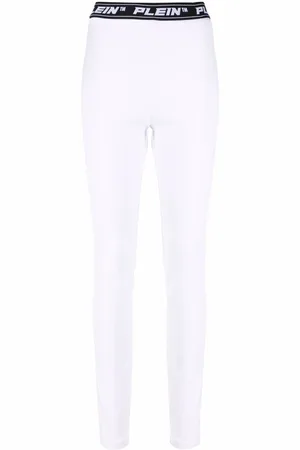 Philipp Plein Logo-waistband leggings