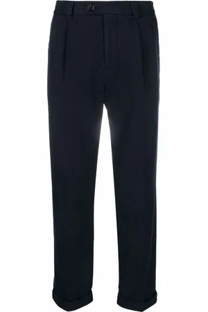 Brunello Cucinelli Straight-leg cotton trousers