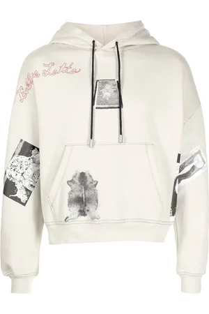 ECKHAUS LATTA Graphic-logo print hoodie