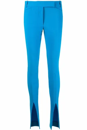 The Attico Freja front-slit tailored trousers
