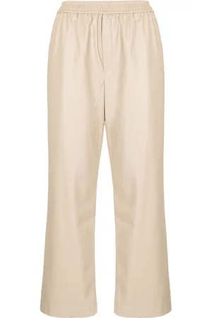 GOEN.J Faux-leather straight trousers