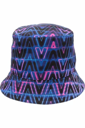 VALENTINO GARAVANI Reversible V Neon Optical bucket hat