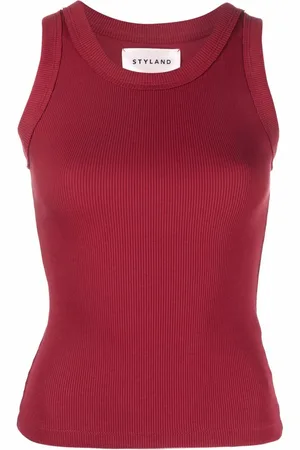 Styland Fine-ribbed tank top