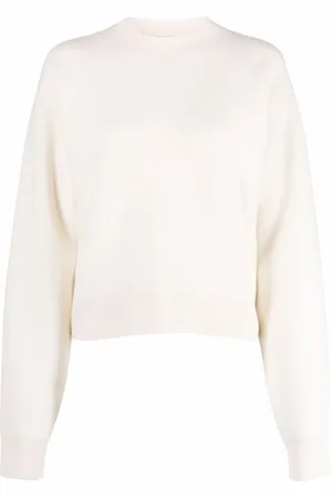 Jil Sander Knitted contrast-collar jumper