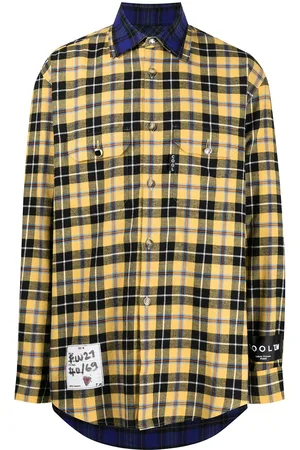COOL T.M Plaid-check print shirt