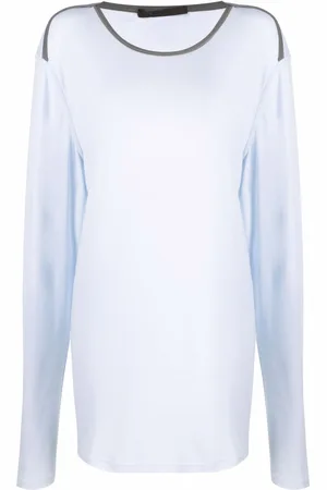 LOUIS VUITTON 2000s drop shoulders long-sleeved top