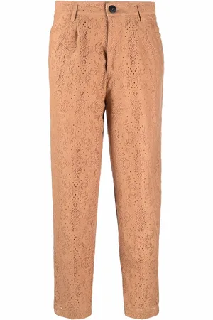 FORTE FORTE Cut-out floral trousers