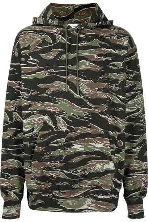 READYMADE Camouflage-print long-sleeve hoodie