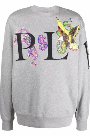 Philipp Plein Graphic-print cotton sweatshirt