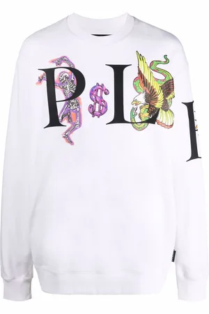 Philipp Plein Graphic-print cotton sweatshirt