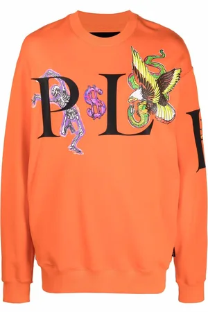 Philipp Plein Graphic-print cotton sweatshirt